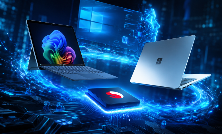 مایکروسافت سرفیس پرو ۱۲ و سرفیس لپ‌تاپ ۸ را با تراشه Snapdragon X2 معرفی کرد